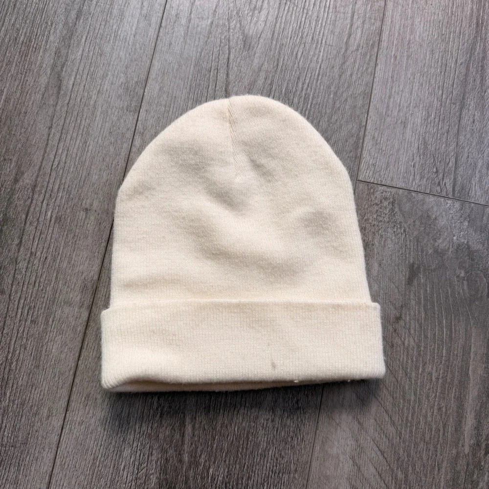 Carhartt Kids Youth Beanie One Size Cream White C Patch Hat